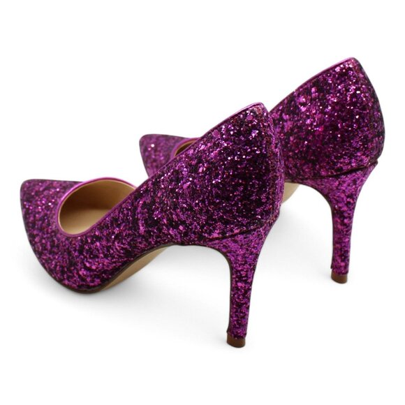 Marc Fisher Womens Christay Glitter Slip-on D Orsay Heels - Picture 7 of 8